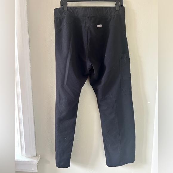 Figs Women's Black Joggers with White Drawstring - Picture 2 of 5